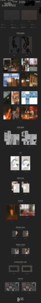 Альбом Agust D (BTS-Suga) 'D-DAY' (сет из 3х альбомов)
