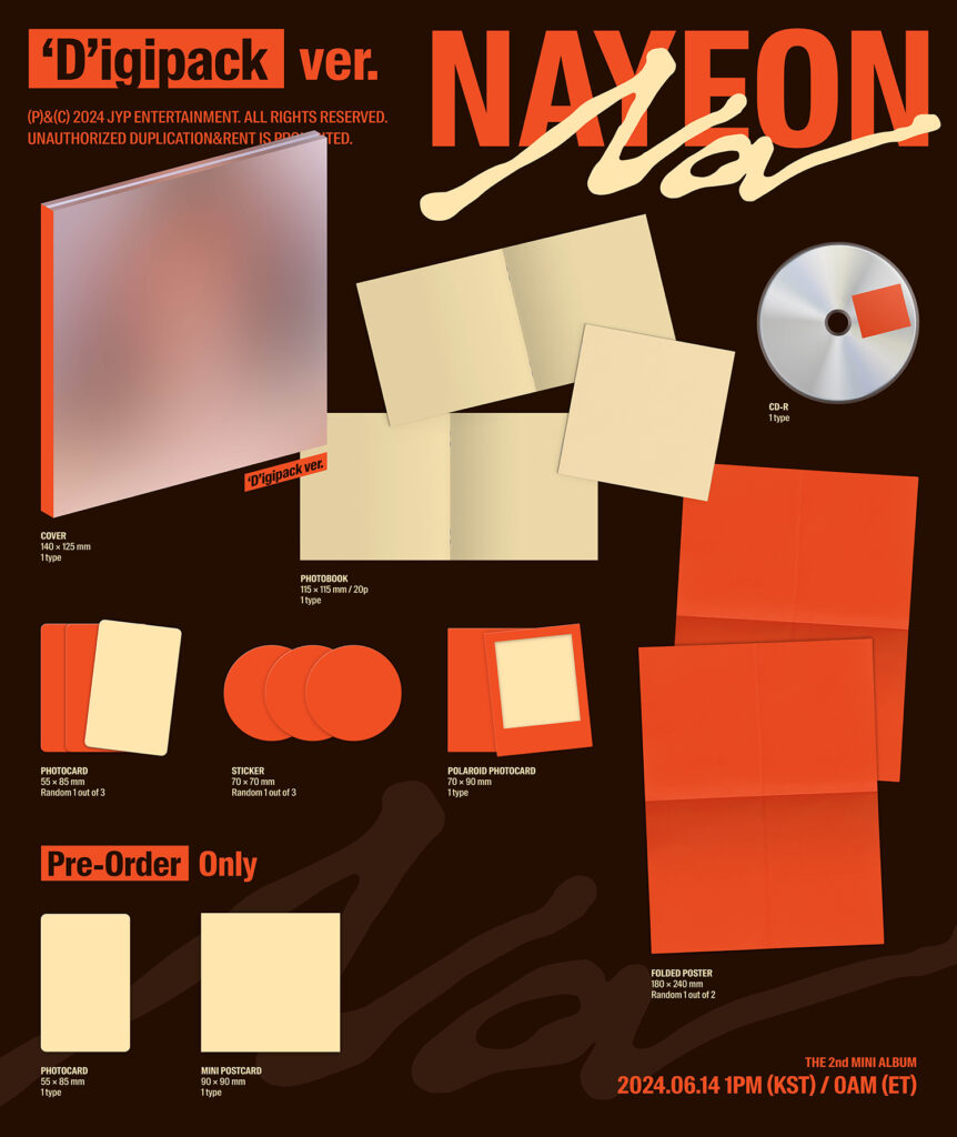 Альбом NAYEON - 'NA' (Digipack ver.)